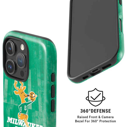 NBA Milwaukee Bucks Hardwood Classics iPhone 16 Pro Magsafe Impact Case